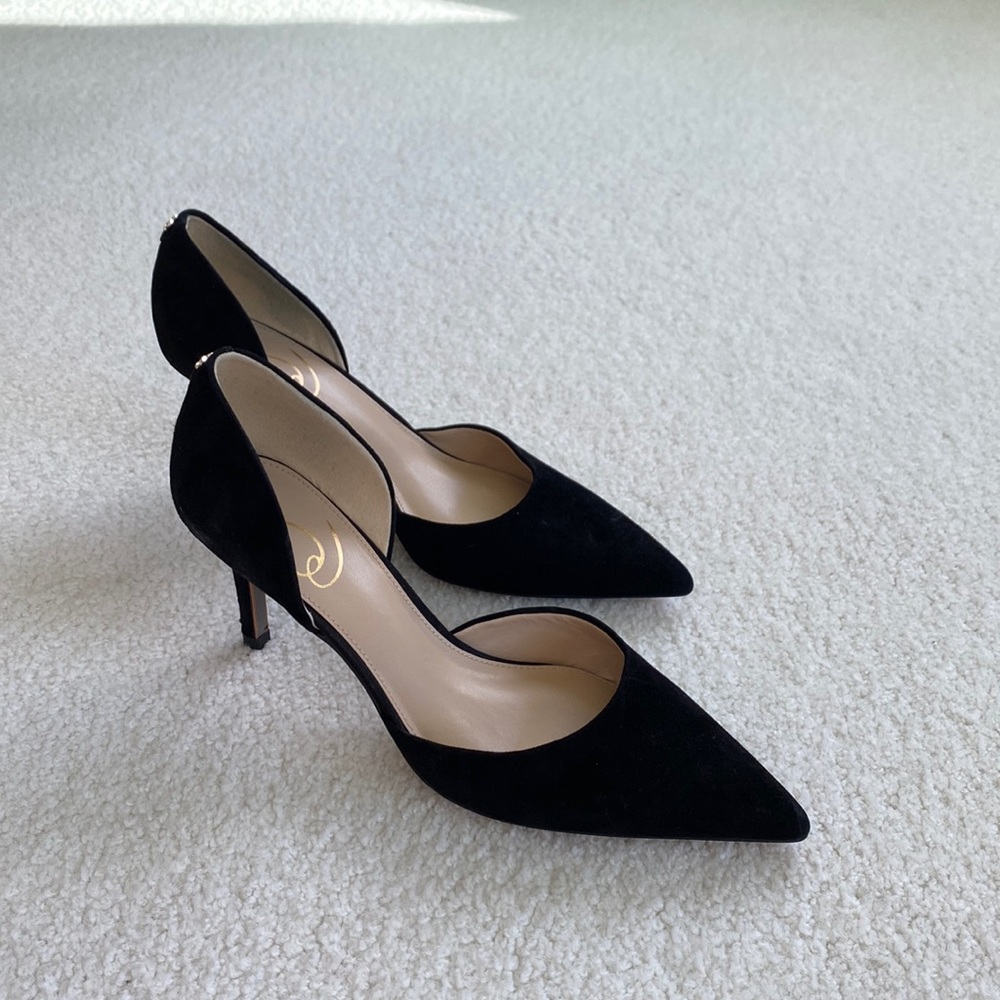 Sam Edelman Viv Pump Black Suede sz8